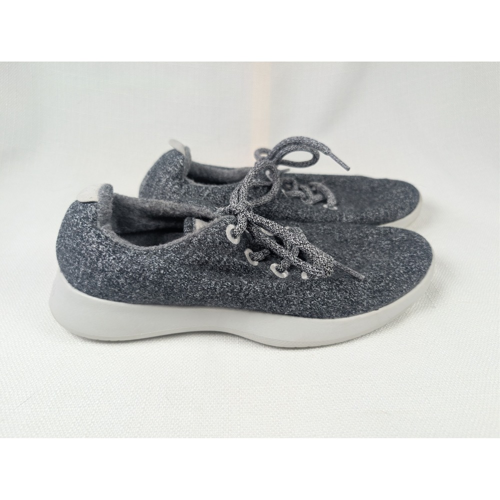 Allbirds Wool Runners Charcoal Grey Merino Wool Sneakers Womens Size 8
